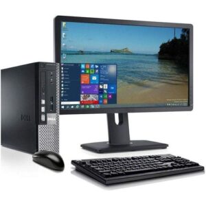 Refurbished Optiplex 7020 Complete Desktop - Intel Core  I5 3.0GHz 8GB RAM 500GB Win 11 19" Wide Display monitor 2ND GEN