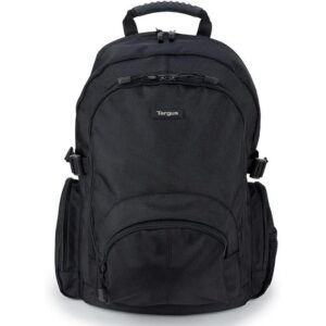 Targus Cassic 15.6 Inch Classic Laptop Backpack - Fits Most Laptops up to 16", Padded Travel Backpack for Business Commuters, College, and Travel (CN600)